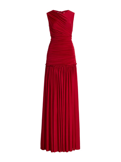Siedrés Exclusive alina ruched jersey maxi dress at Collagerie