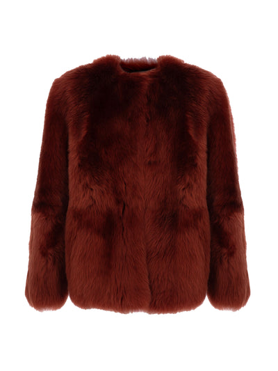 Zeynep Arcay Shearling jacket at Collagerie