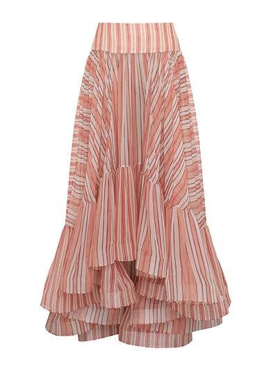 Zimmermann Rebellion bohemian chiffon midi skirt at Collagerie