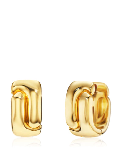 Pamela Zamore Holos 18k yellow gold earrings at Collagerie