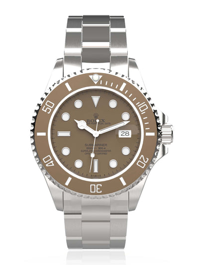 Private Label London Rolex Submariner bezel and dial stainless steel watch at Collagerie