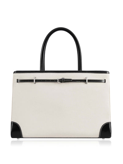 Verafied Canvas book tote bag at Collagerie