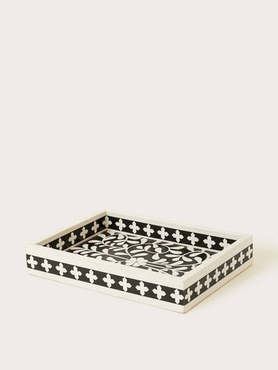 Monsoon Floral rectangle tray at Collagerie