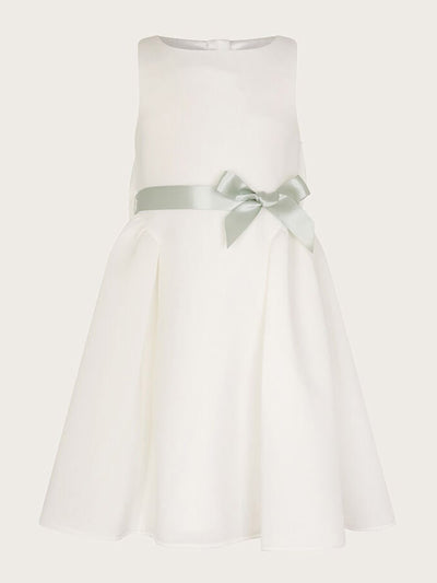 Monsoon Molly scuba bridesmaid dress ivory at Collagerie