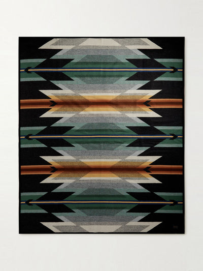 Pendleton Wool and cotton-blend jacquard blanket at Collagerie