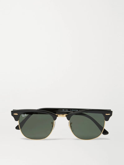 Ray-Ban Black acetate Clubmaster sunglasses at Collagerie