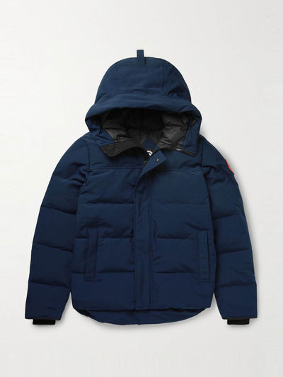 Canada Goose Macmillan logo-appliquéd quilted shell hooded down parka at Collagerie