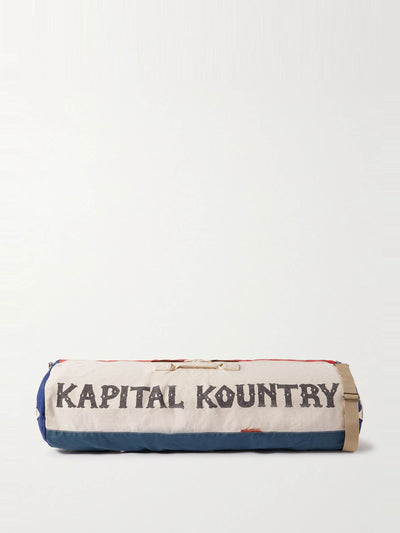 Kapital Boston printed canvas duffle bag at Collagerie