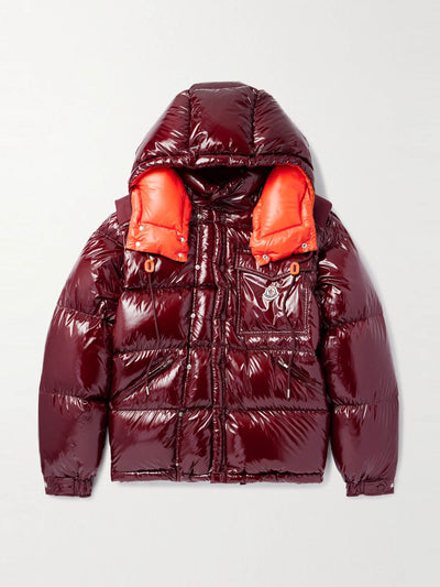 Moncler Karakorum ripstop hooded down jacket at Collagerie