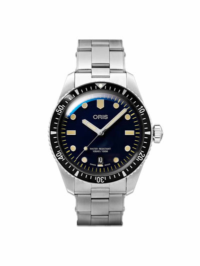 Acne Studios Divers Sixty-Five automatic stainless steel watch at Collagerie