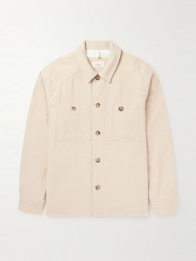 Altea Morgan cashmere overshirt at Collagerie