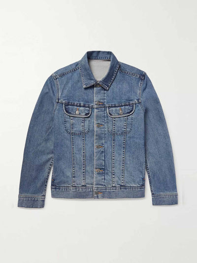 A.P.C. Blue denim jacket at Collagerie