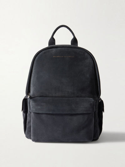 Brunello Cucinelli Suede backpack at Collagerie