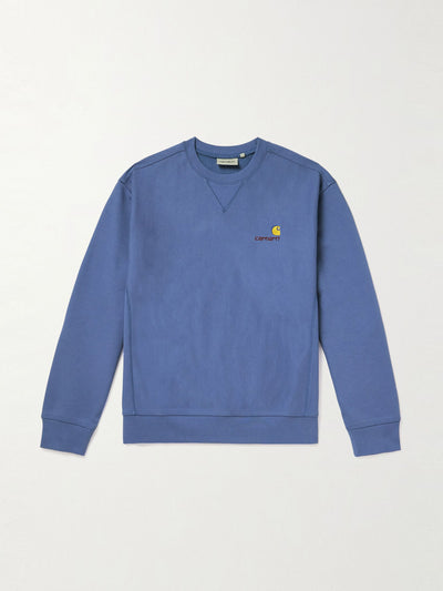 Carhartt WIP Logo-embroidered cotton-blend jersey sweatshirt at Collagerie