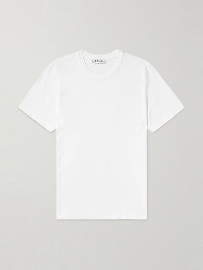 CDLP White cotton-blend jersey t-shirt at Collagerie