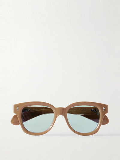 Jacques Marie Mage Mojave round-frame acetate sunglasses at Collagerie