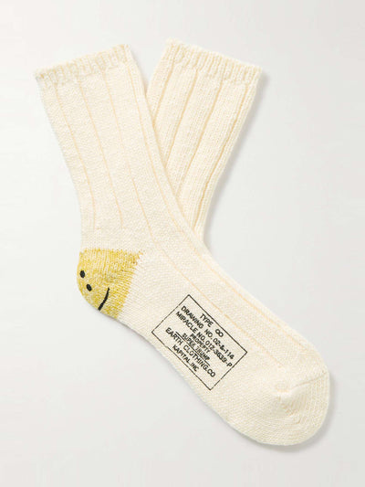 Kapital Intarsia-knit cotton-blend socks at Collagerie