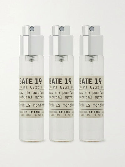 Le Labo Baie 19 eau de parfum travel tube refills (set of 3) at Collagerie