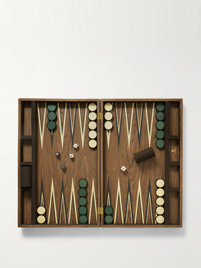 L'Objet Matis wood backgammon set at Collagerie