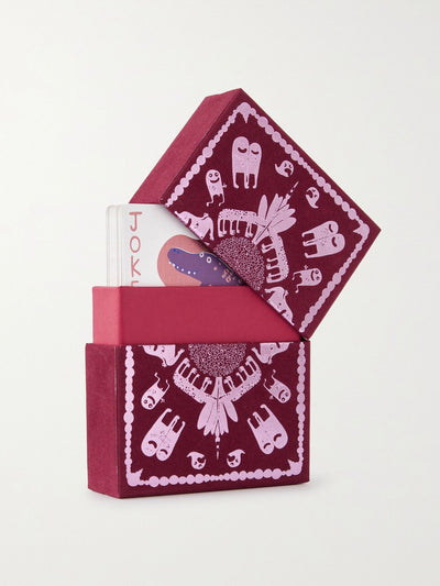 L'Objet Jumbo playing cards and velvet case at Collagerie