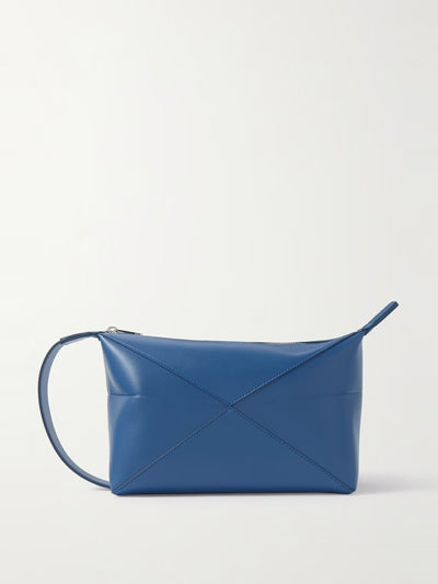 Loewe Puzzle fold leather wash bag at Collagerie