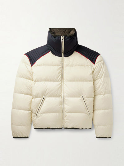 Loro Piana Slim-fit reversible quilted shell down jacket at Collagerie