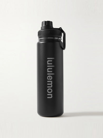 Lululemon Back To Life logo-print stainless steel water bottle at Collagerie