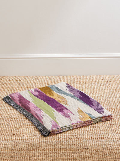 Missoni Home Alanis fringed jacquard throw at Collagerie