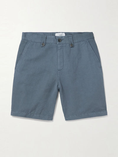 Mr Porter Wide-leg cotton and linen-blend bermuda shorts at Collagerie