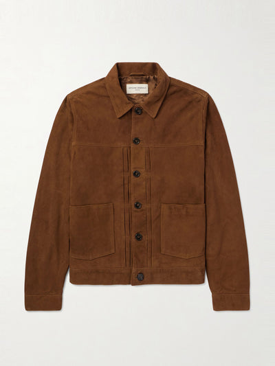 Officine Générale Leo suede jacket at Collagerie