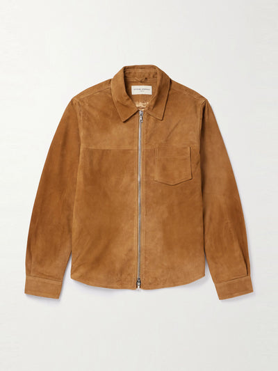 Officine Générale Suede overshirt at Collagerie
