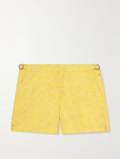 Orlebar Brown Setter slim-fit mid-length printed recycled swim shorts at Collagerie