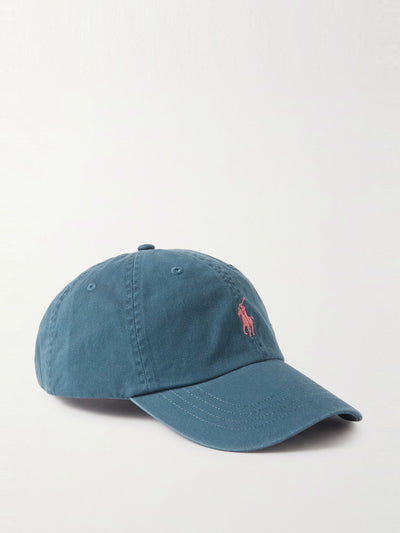 Polo Ralph Lauren Logo-embroidered cotton-twill baseball cap at Collagerie