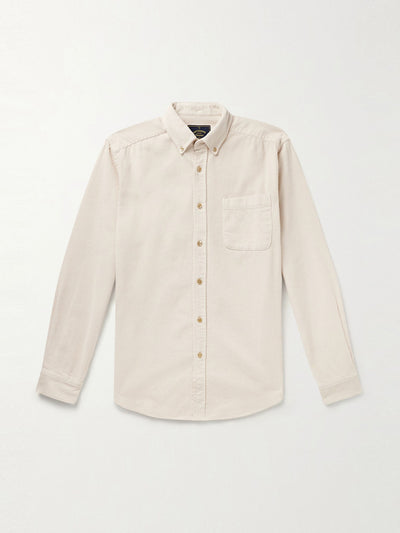 Portuguese Flannel White cotton-corduroy shirt at Collagerie