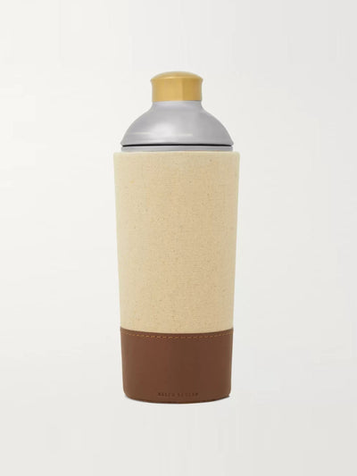 Ralph Lauren Home Leather cocktail shaker at Collagerie