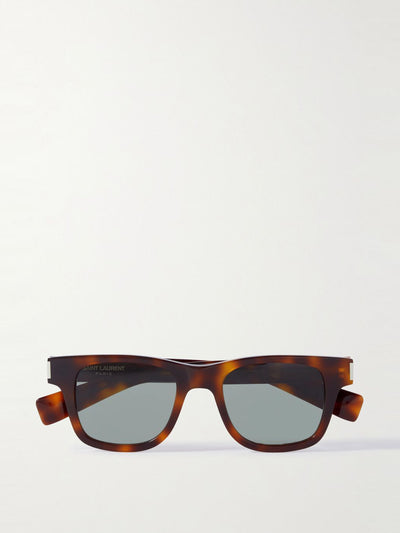 Saint Laurent Eyewear Tortoiseshell acetate sunglasses at Collagerie