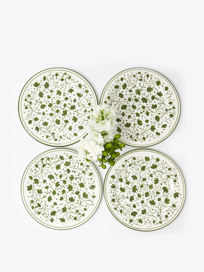 Mrs. Alice Green clover dinner plates (set of 4) at Collagerie