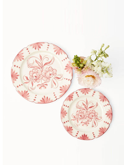 Mrs. Alice Seville pink gardênia starter plate at Collagerie