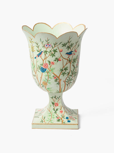 Mrs. Alice Chinoiserie tole urn at Collagerie