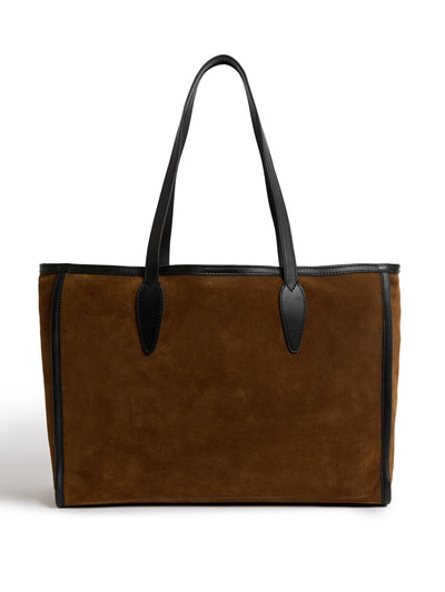 Autograph Pure leather suede tote bag at Collagerie