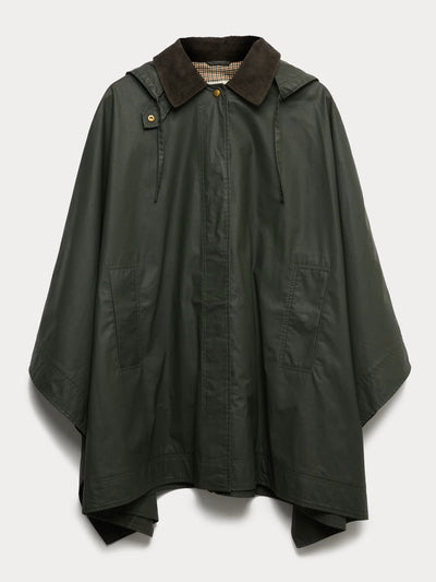 Marks & Spencer Stormwear cotton rich waxed look cape at Collagerie