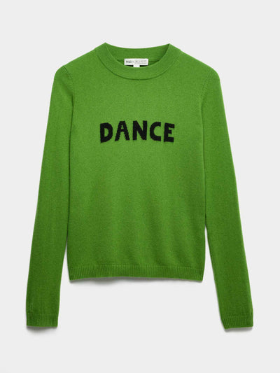 Marks & Spencer X Bella Freud Pure cashmere dance slogan jumper at Collagerie