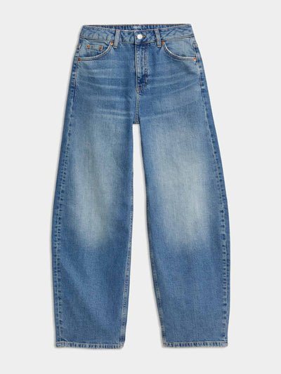 Marks & Spencer Mid rise relaxed horseshoe jeans at Collagerie