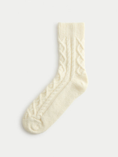 Marks & Spencer Cable knit ankle high socks at Collagerie
