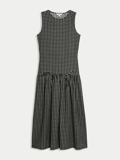 Marks & Spencer Checked midi waisted dress at Collagerie