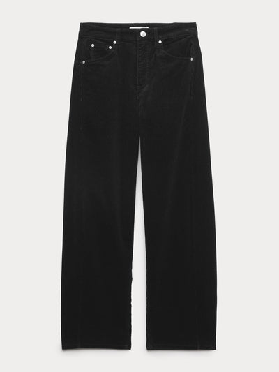 Marks & Spencer Cotton-rich cord carrot-leg trousers at Collagerie