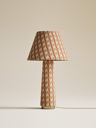 Marks & Spencer Fabric geometric print table lamp at Collagerie