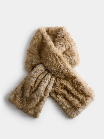 Marks & Spencer Faux fur tipped scarf at Collagerie