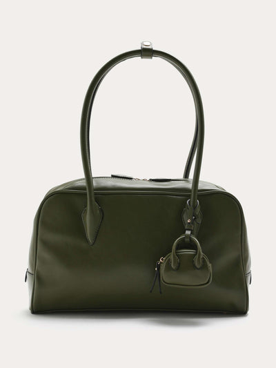 Marks & Spencer Faux leather bowler bag at Collagerie