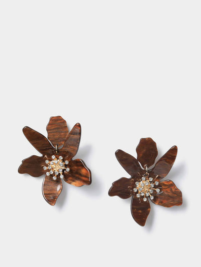 Marks & Spencer Resin flower oversized stud earring at Collagerie